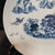 Ceramic Early 20th Century Chinese Ceramic Plate,Qianlong Marked Blue and White Porcelain Plate Hand Painted Landscape Pattern For Sale - Image 7 of 10