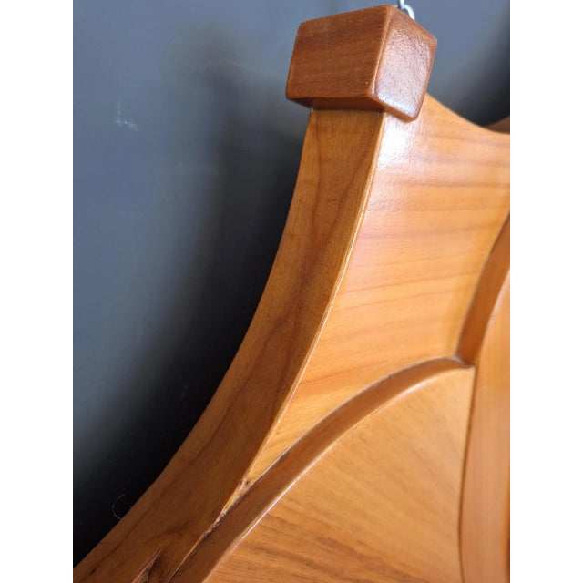 Large Wooden Wall Decoration, 1980s For Sale - Image 6 of 9