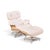 Charles and Ray Eames for Herman Miller Mid Century White Oak Eames Lounge Chair and Ottoman For Sale - Image 9 of 10