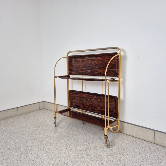 Mobile Bar Cart Gerlinol Bremshey & Co. Dimensions: Height – 80 cm Width – 42 cm x 62 cm Condition: Very good, with some...