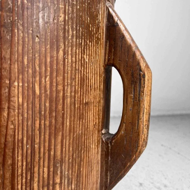 Antique Meiji Handmade Rice Measure Buckets, Japan, Set of 2 For Sale - Image 6 of 12