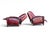 Pair of Vintage English Wingback Recliners in Burgundy Oxblood Leather For Sale - Image 9 of 16