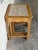Oak Ceramic Tile-Top Nesting Tables Set of 3 Floral Spindle Legs Traditional Vintage For Sale - Image 10 of 11