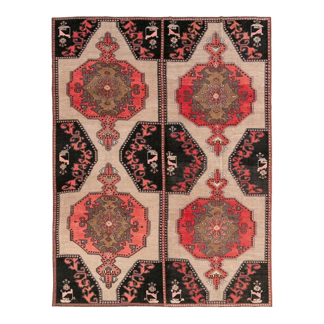 Galerie Shabab Collection Mid-20th Century Turkish Anatolian Room Size Carpet For Sale