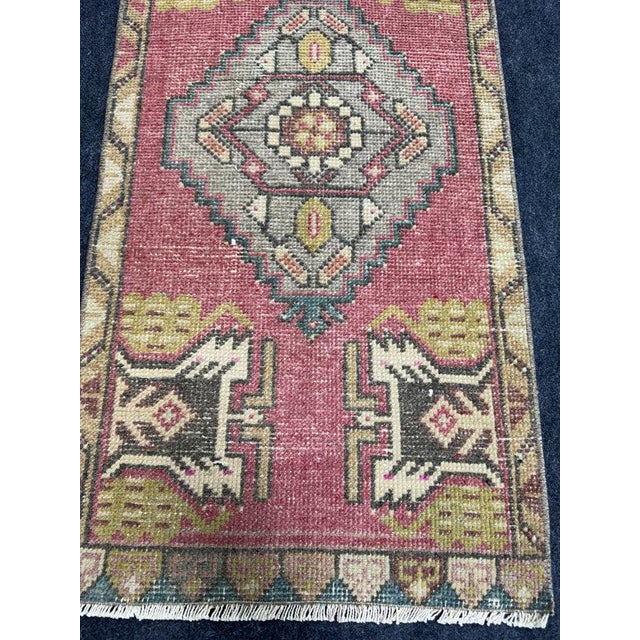 Contemporary Turkish Yastik Rug 1'8" x 3'4" For Sale - Image 3 of 5