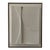 Contemporary Minimalist Abstract Plaster Relief Painting, Framed For Sale