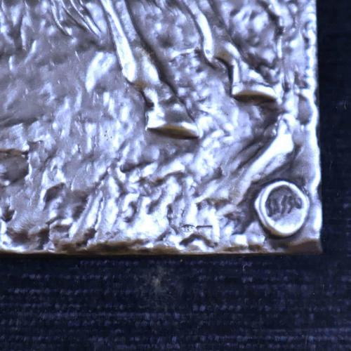Refined Silver Bas-Relief by Aligi Sassu For Sale - Image 6 of 13
