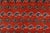 Red Mahal Runner 3’9” X 10′ Red Wool Vintage Tribal Hand-Knotted Oriental Rug For Sale - Image 8 of 13