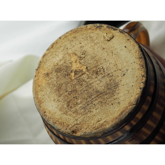 Early 20th Century Provencal Pottery, French Folk Art French Pub / Café Jug For Sale - Image 9 of 12