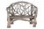 Late 20th Century Late 20th Century Outdoor Bench With Woven Teak Limbs For Sale - Image 5 of 7