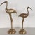 Vintage Italian Brass Cranes, 1970s, Set of 2 For Sale - Image 9 of 13