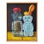 Sweet Honey Bear Bottles Still-Life Painting, Framed For Sale