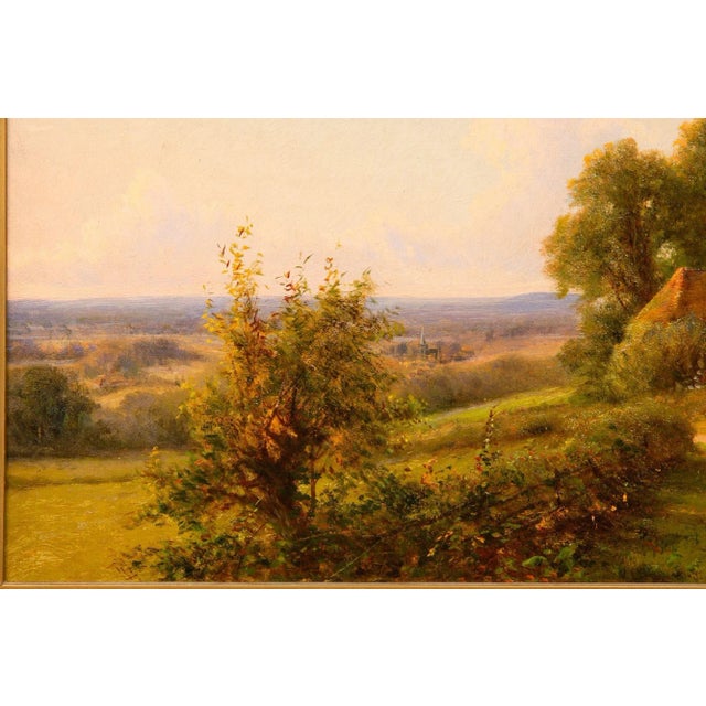 English Antique Landscape Painting of Sheep by Henry Maidment (Fl. 1889-1914) For Sale - Image 6 of 18