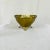 Mid Century Oval Footed Brass Cache Pot For Sale - Image 4 of 7