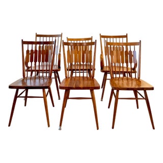 A MCM Set of 6 Dining Chairs Attributed to Kipp Stewart for Drexel “Declaration”, Circa 1960s For Sale