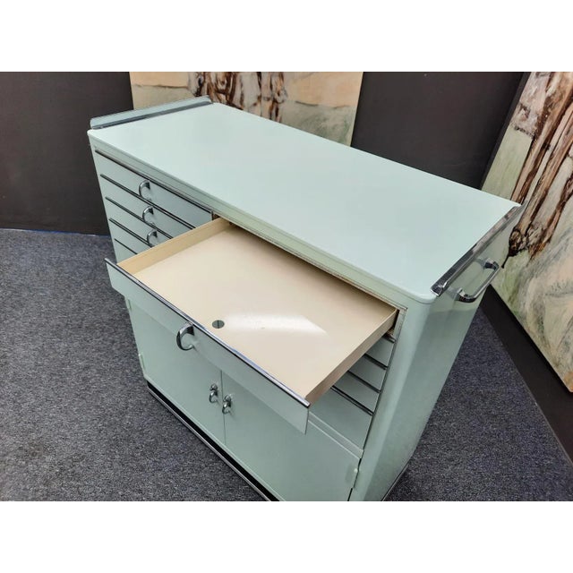 Metal Dentist Cabinet from Baisch, 1950s For Sale - Image 12 of 18