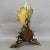 Circa 1900 Great Lodge-Style Black Forrest Antler Mantel Clock For Sale - Image 4 of 9