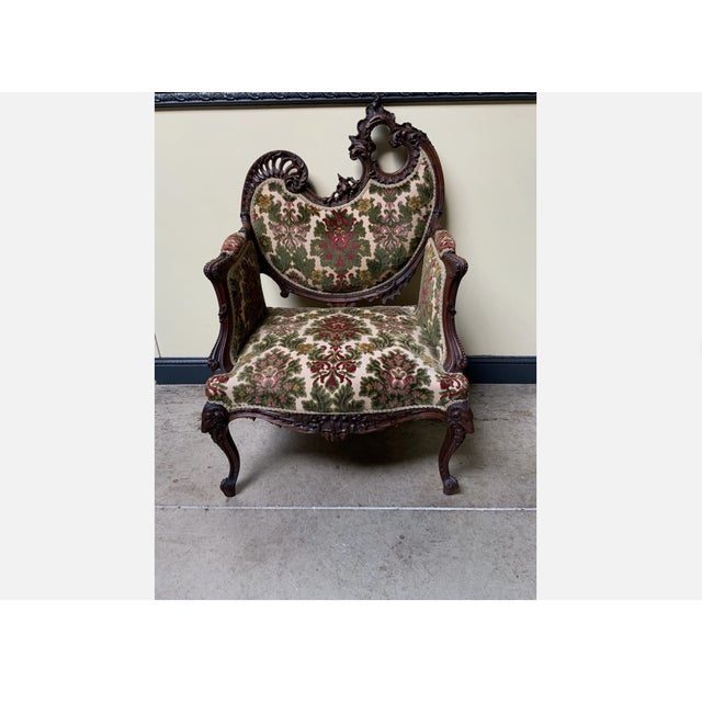 Antique Louis XV Historicism Armchair, 1890 For Sale - Image 11 of 11