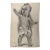 Original Signed Graphite Illustration of Standing Baby Figure, 11 × 7.25 In. For Sale