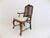 Neo-Bbaroque Wooden Armchair with Viennese Weave, in Worn conditions. Designed before 1890