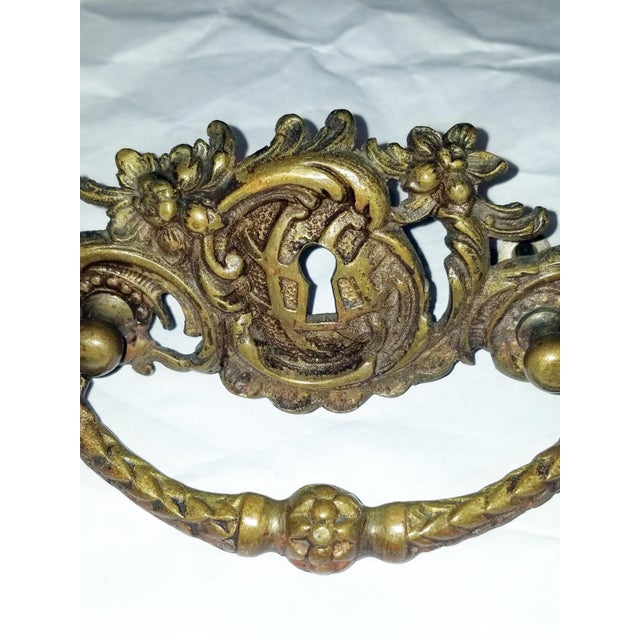1920s 1920s Large French Louis XV Style Drawer Pull For Sale - Image 5 of 6