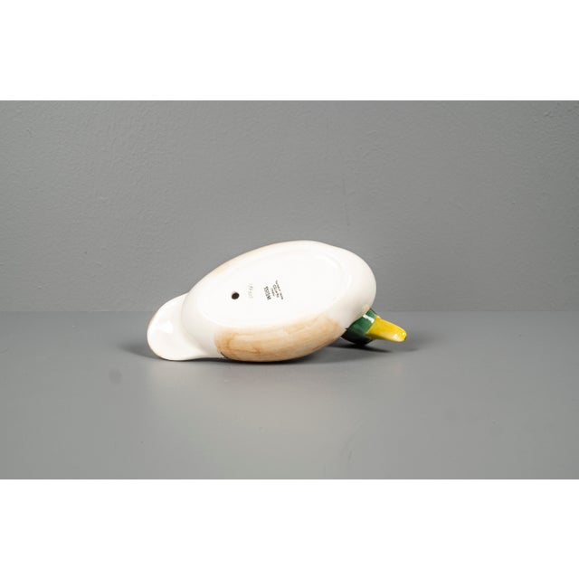 Black Handmade Porcelain Duck from Manufactory Weiss, Brazil For Sale - Image 8 of 11