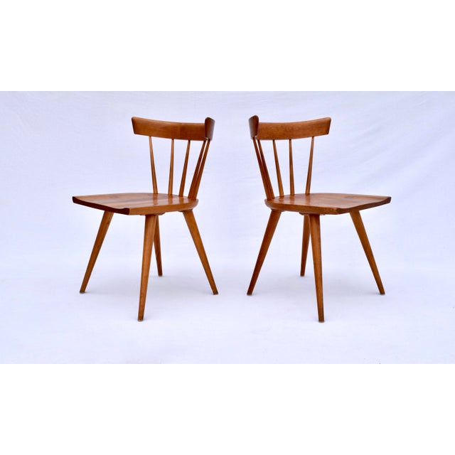 Wood Paul McCobb Planner Group Mid-Century Modern Spindle Back Dining Chairs, Set of 4 For Sale - Image 7 of 17