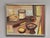 Original swedish oil on canvas – “breakfast ” by bengt delefors – signed ‘b. Delefors’ – vintage & framed – 49 × 40 cm...