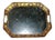 1810 English Regency Gilt Penwork Tole Tray For Sale