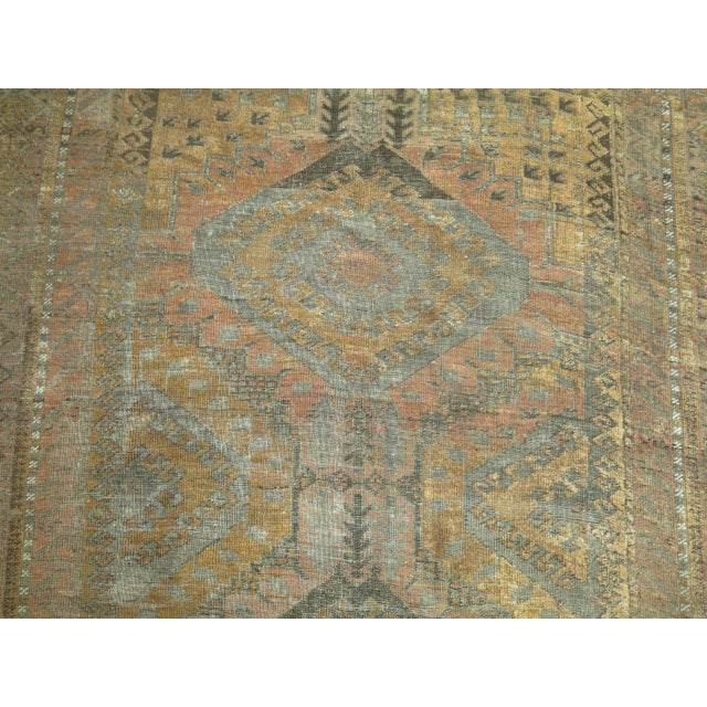Persian Early 20th Century Zabihi Collection Tribal Geometric Persian Gallery Size Carpet For Sale - Image 3 of 10