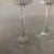 French Provincial 90's Clear Cut Crystal Wine Glasses S/2 For Sale - Image 3 of 7