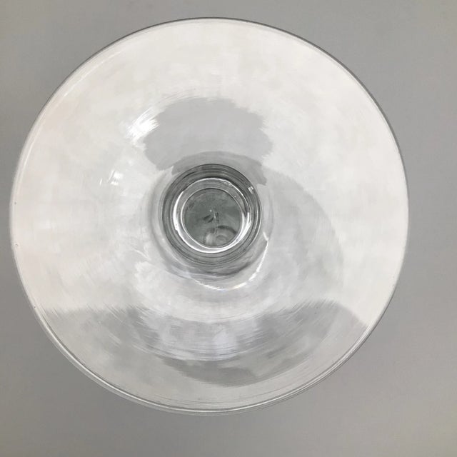 Floral Etched Crystal Stemware Glasses - Set of 18 For Sale In Sacramento - Image 6 of 13