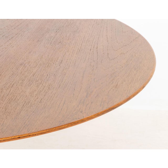 Modern Saarinen X Knoll Associates Oak Tulip Coffee Table For Sale - Image 3 of 7