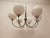 6-Light Chrome Chandelier with Glossy White Sphere Glasses, 1980s For Sale - Image 16 of 18