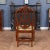 Traditional Tall Sweet Heart Arm Chair For Sale - Image 3 of 13