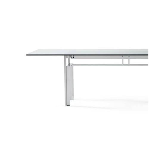 Mid-Century Doge Table with Aluminum Base by Carlo Scarpa for Cassina, Italy For Sale - Image 6 of 14