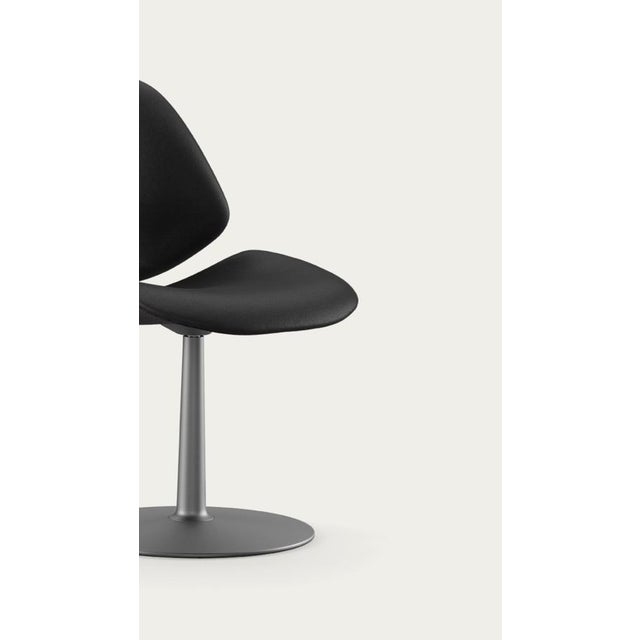 Council Family Salon Chair in Prestige Black by Salto and Sigsgaard for OneCollection For Sale - Image 9 of 15