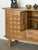 Mid-Century Modern Mid-Century Modern Oak Credenza with Leaded Glass by Henning Kjærnulf, 1960s For Sale - Image 3 of 10