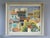 SUNLIT TERRACES Size: 18.7 x 21.9 inches (including frame) Oil on canvas A charming painting that captures a clustered...