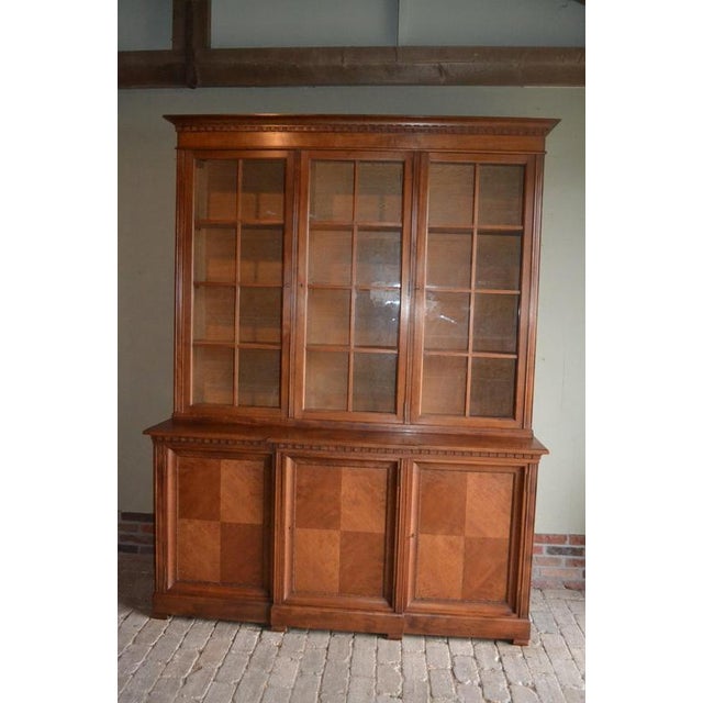 Antique Mahogany Display Bookcase For Sale - Image 10 of 11