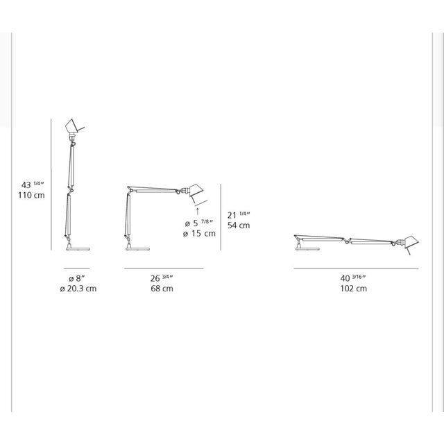 Tolomeo Mini Desk Lamp for Artemide For Sale In Chicago - Image 6 of 6