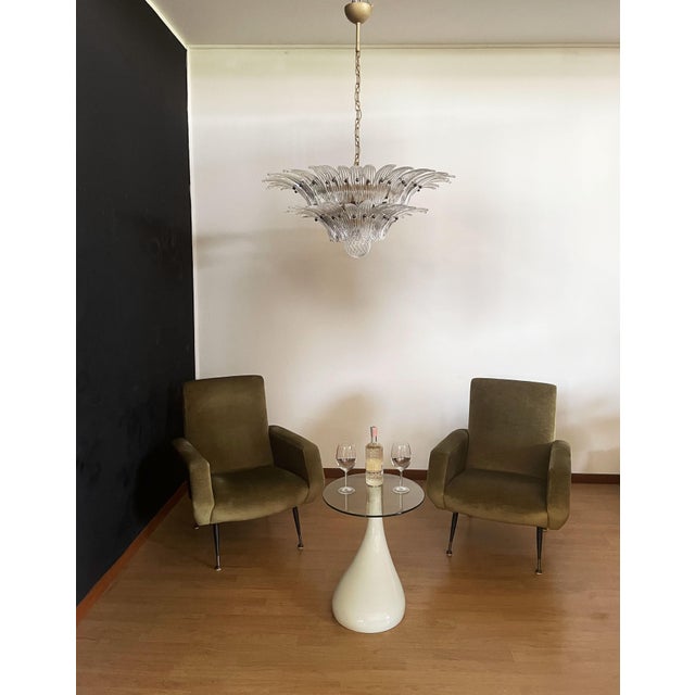 Murano Chandelier in Transparent Glass, 1990s For Sale - Image 11 of 18