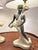 Vintage 1950s Continental Art Lamps With New Shades. 22" Tall. Male & Female Figures - a Pair For Sale - Image 10 of 12
