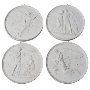 19th Century Italian Neoclassical Medals, Set of 2