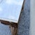 Vintage French Style Marble Top Wooden Console Table For Sale - Image 10 of 11