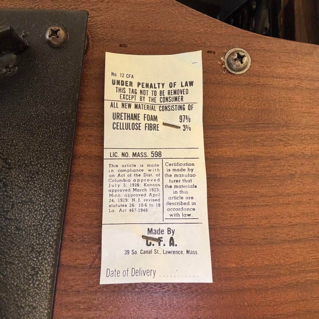 Vintage Cognac Leather Recliner Chair by Plycraft For Sale - Image 12 of 12