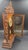 Wood Antique New Haven "Maine Line" 8-Day Striking Stenciled Glass & Wood Case Mantel Clock For Sale - Image 7 of 18