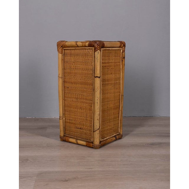 Vintage Bamboo Umbrella Stand, Italy, 1960s For Sale - Image 9 of 9