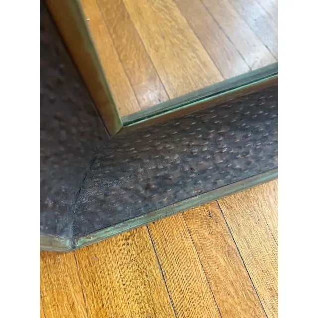 2000s Arhaus Large Copper Mirror For Sale In Boston - Image 6 of 10