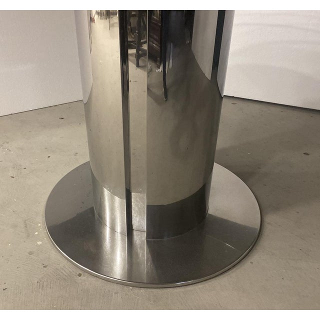 Vintage Italian Steel Dining Table by Antonia Astori, 1960s For Sale - Image 6 of 18